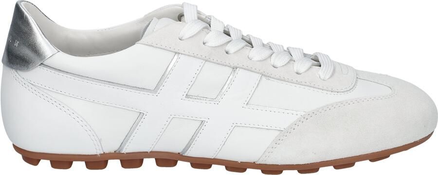 Hogan Olympia White Leather Suede