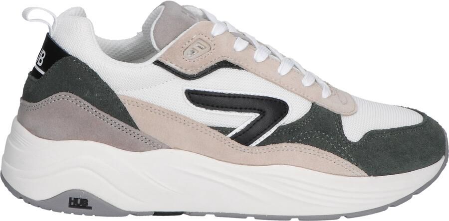 Hub Footwear Glide Men White Mid Grey