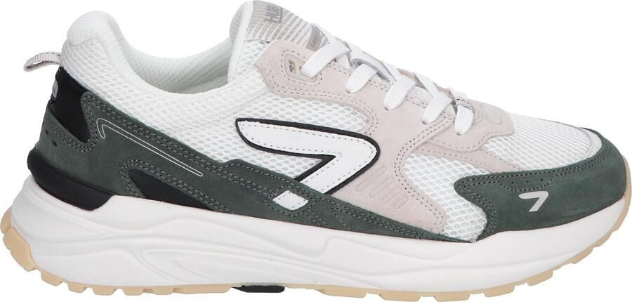 Hub Footwear Grid Men Off White Sage