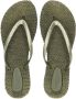 Ilse Jacobsen Hornbæk Ilse Jacobsen Cheerful01 teenslippers donkergroen-410 Green Dames - Thumbnail 6