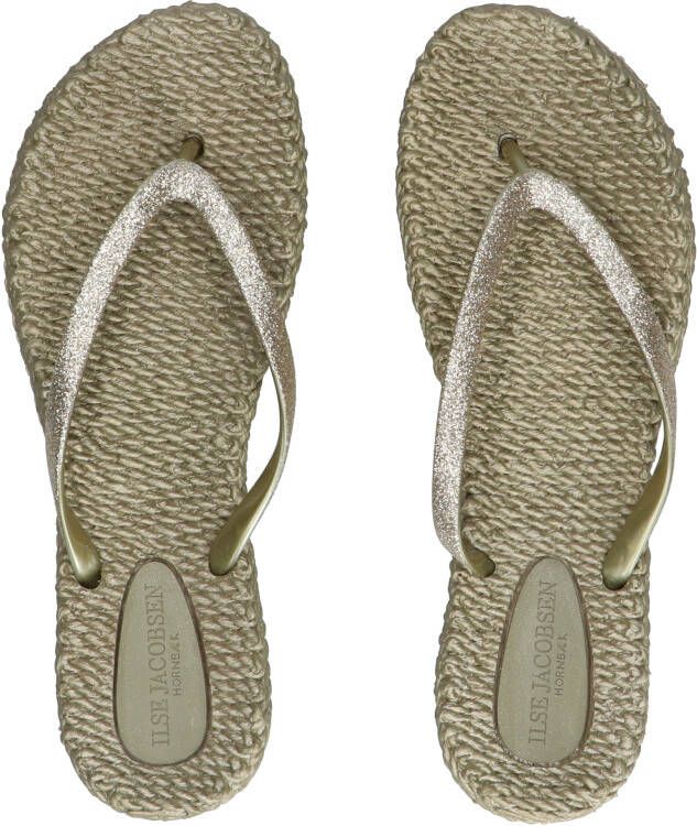 ILSE JACOBSEN Teenslippers Dames Cheerful01 Maat: 37 Materiaal: Rubber Kleur: Goud - Foto 9