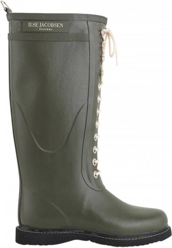 Ilse Jacobsen Long Rubberboot Regenlaars Dames Middenkaki - Foto 2