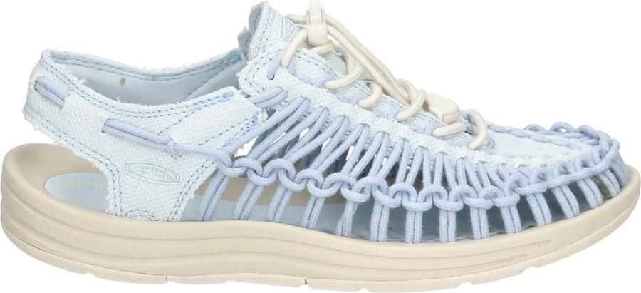 Keen Footwear Uneek Canvas Open Air Sneaker Women Ballad Blue
