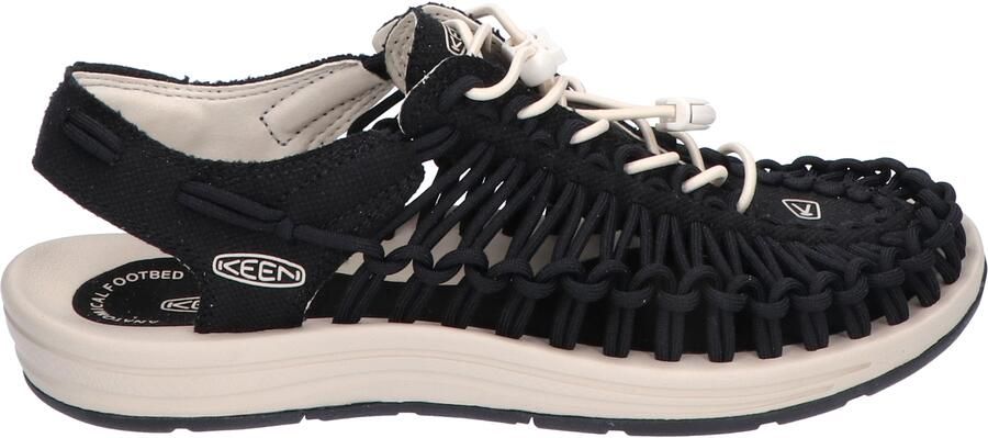 Keen Footwear Uneek Canvas Open Air Sneaker Women Black
