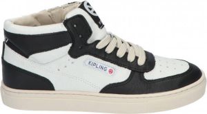Kipling Fitz White Black Sneakers