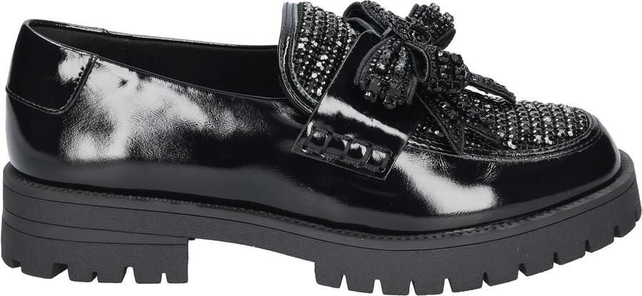 Kurt Geiger Bow Crystal Loafer Black