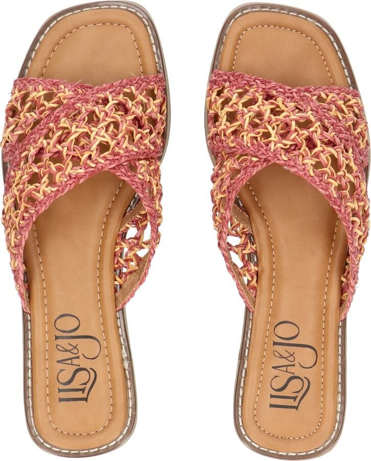 Lisa&Jo Figa Zahide Koraalrood Geel - Foto 2