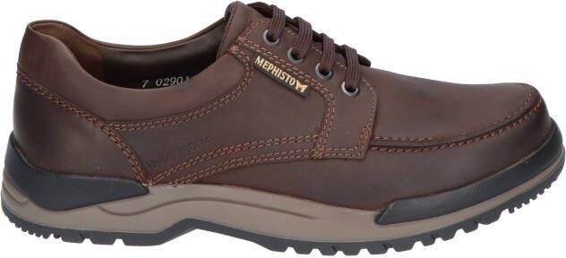 Mephisto Charles Grizzly Dark Brown G-Wijdte Veterschoenen