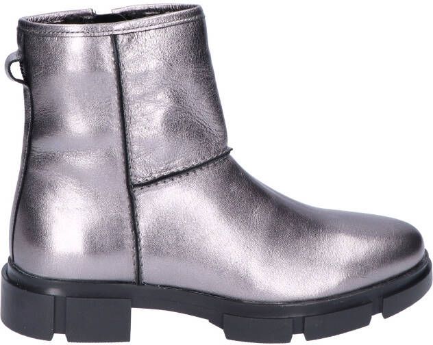 Miss behave Melie Gun Metallic Enkellaarzen