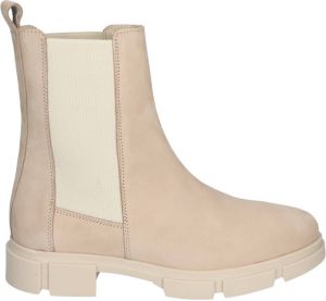 Miss behave Melie K Soft Beige Nubuck Chelsea boots