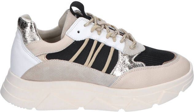 Miss behave Melora Beige Black Sneakers