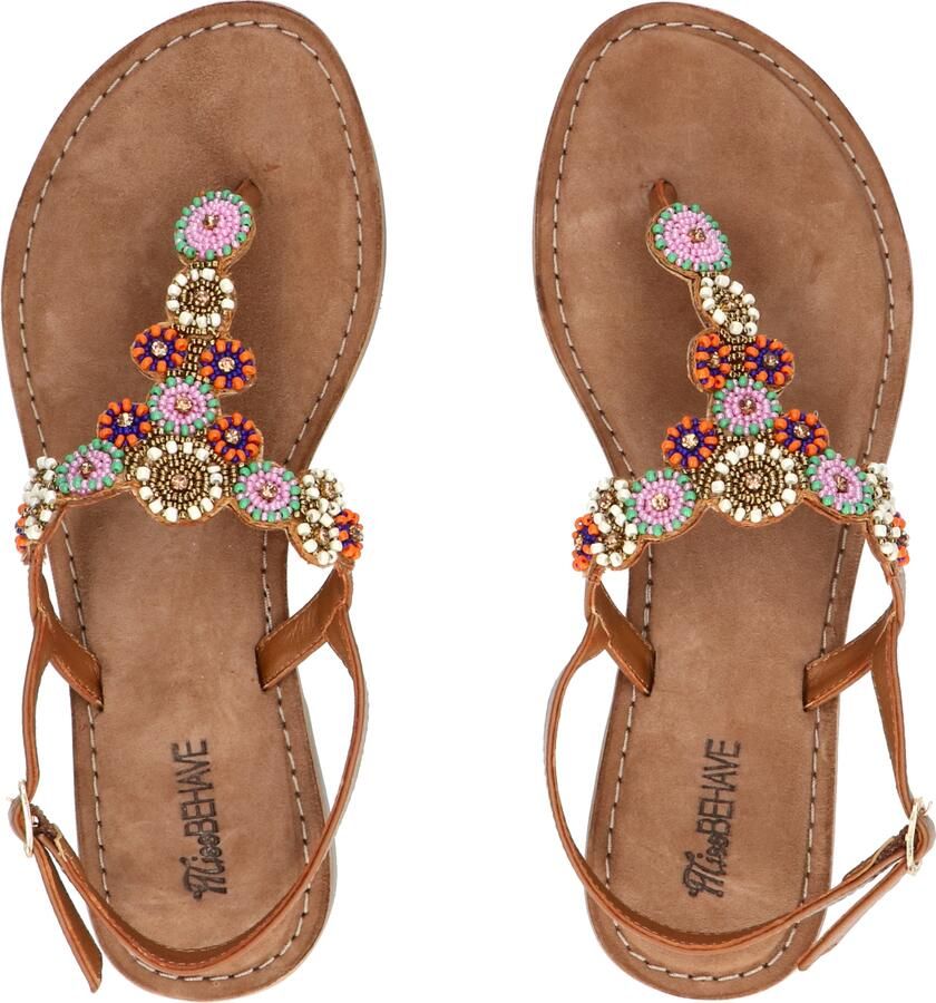 Miss behave Wisal Tan Multi Color