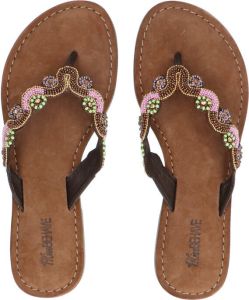 Miss behave Olava Brown Slippers