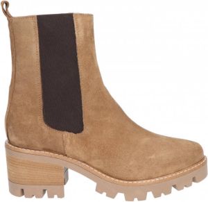 Miss behave Pixie Light Brown Enkellaarzen