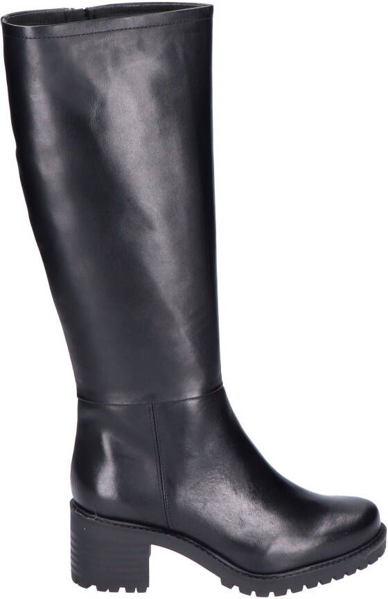 Miss behave Savina Black Leather Boots