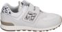 New Balance 574 V1 sneakers dierenprint offwhite blauw Ecru Suede 34.5 - Thumbnail 5