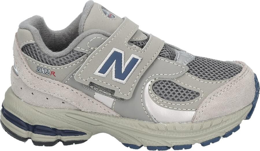 New balance 2002 Kids Velcro Grey Metallic Silver