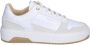 NUBIKK Lage Sneakers Dames Basket Court Dames Maat: 39 Materiaal: Leer Kleur: Wit - Thumbnail 3