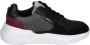 Nubikk sneakers zwart donkerrood Jongens Leer Meerkleurig 30 - Thumbnail 4