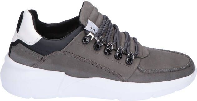 Nubikk Roque Roman Men Dark Grey Combi Lage sneakers