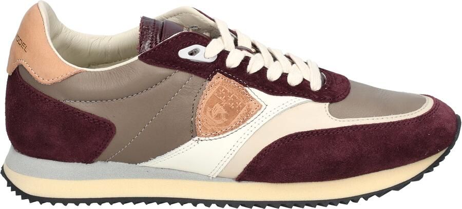 Philippe Model BVLD Blville Low Women VD21 Daim Violet Brown