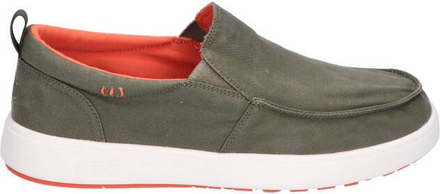 Pitas Ischa Hi-Grip Slip-On Shoes Kaki