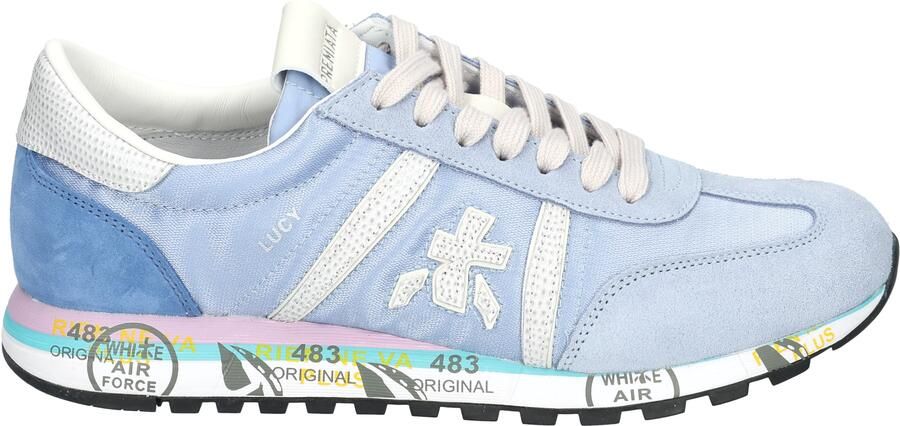 PREMIATA Lage Sneakers Dames Lucyd Maat: 36 Materiaal: Textiel Kleur: Blauw - Foto 6