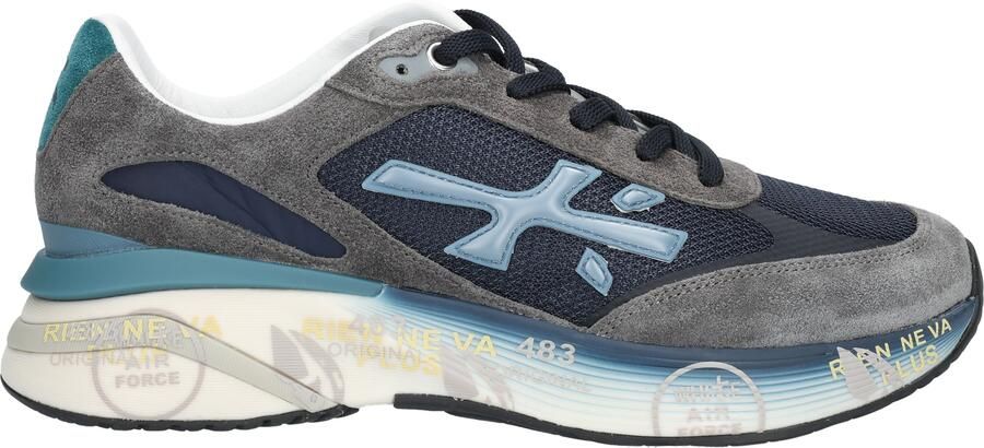Premiata Moerun Men 7772 Blue Grey