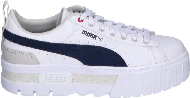 Puma Mayze LTH White Club Navy Sneakers