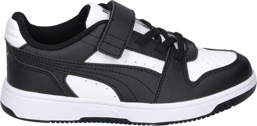 Puma Rebound Slam Lo Kids White Black