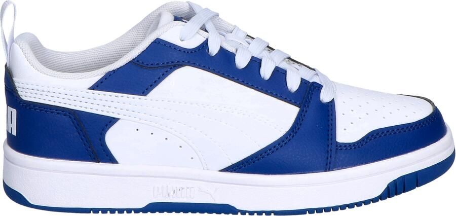 Puma Rebound V6 Low Junior Royal White