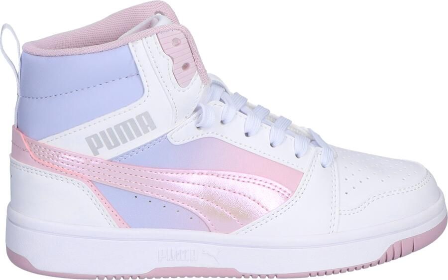 Puma Rebound V6 Mid Blurry Dreams White Mauve Cool