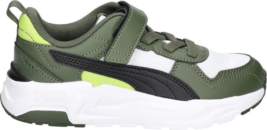 Puma Trinity Velcro 14 White Black Moss