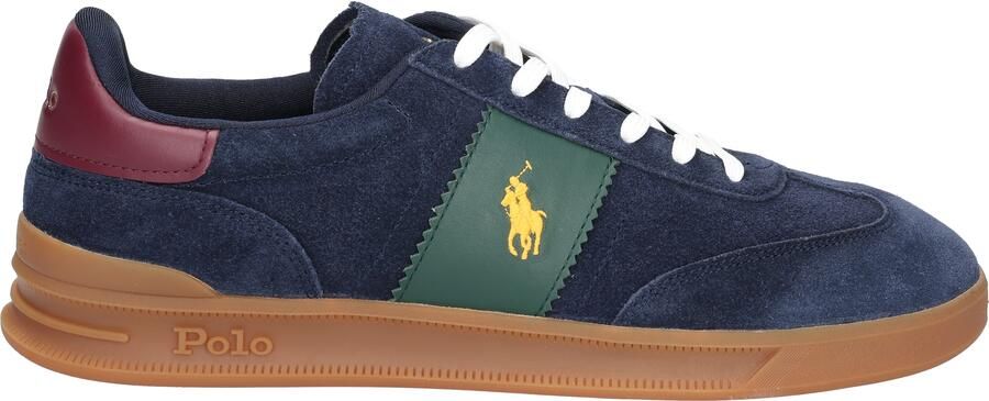 Polo ralph lauren Heritage Aera Suede Sneaker 002 Navy Wine Forest