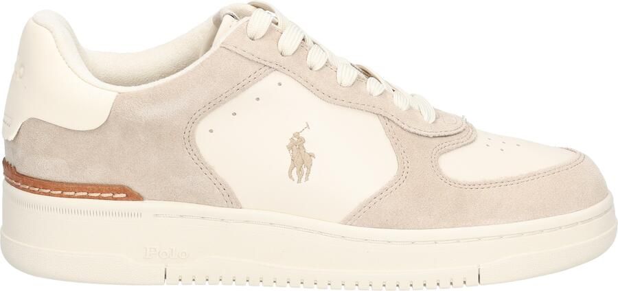 Polo ralph lauren Masters Court Leather Sneaker 002 Milkshake Ecru