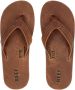 Reef Draftsmen leren teenslippers bruin - Thumbnail 2