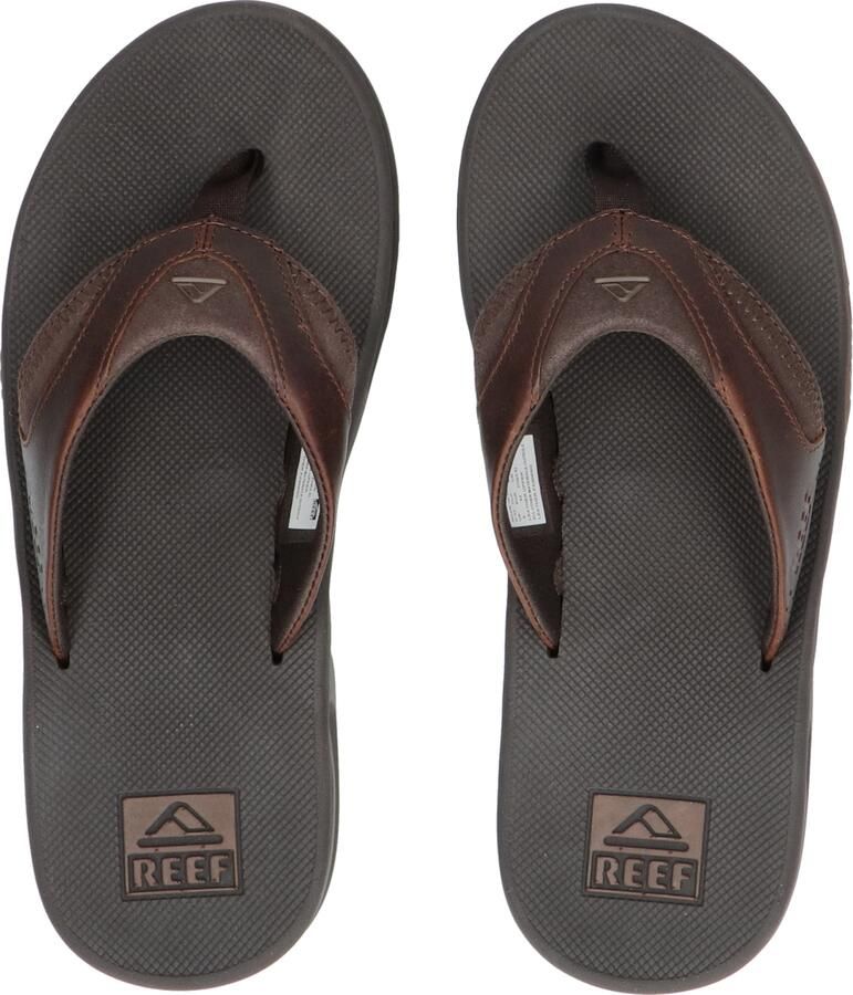 Reef Leather Fanning Men Dark Brown