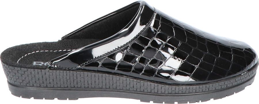 Rohde 2299 Black G-Wijdte Pantoffels