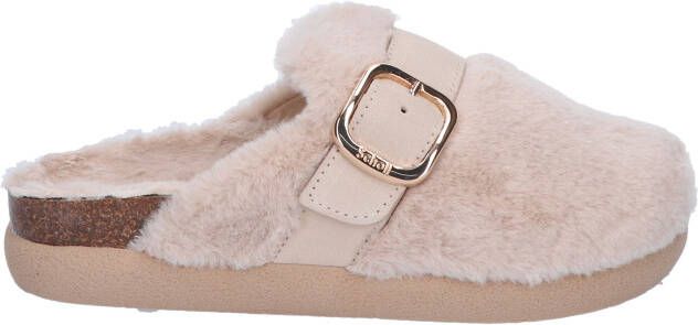 Scholl Ivy Buckle Beige Muilen