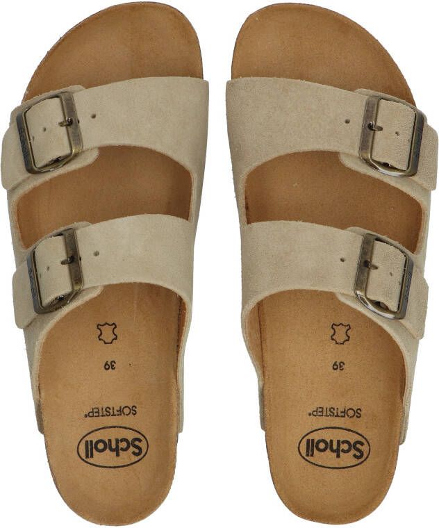 SCHOLL Slippers Dames Josephine Maat: 37 Materiaal: Suède Kleur: Beige - Foto 8