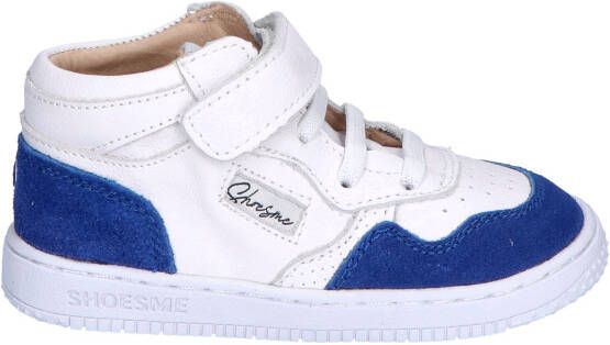 Shoesme BN24S008 White Blue Baby-schoenen