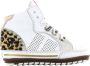 Shoesme BP21S002-B leren babyschoenen met panterprint wit - Thumbnail 3