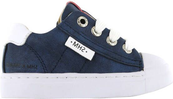 Shoesme leren sneakers donkerblauw Leer Effen 21 - Foto 10