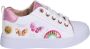 Shoesme Veterschoenen Meisjes white Pink Leer - Thumbnail 2