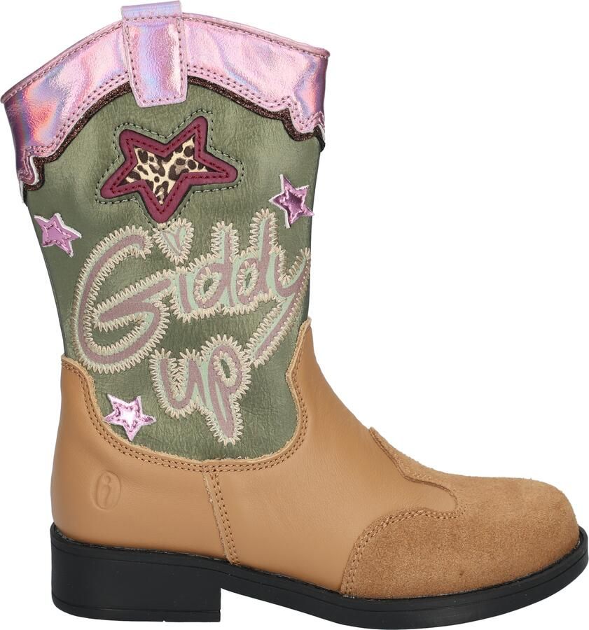 Shoesme NW25W008 A Cognac Green Pink