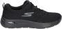 Skechers 124403 Go Walk Arch Fit Unify Black Lage sneakers - Thumbnail 4