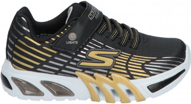 Skechers Flex-Glow Elite Jongens Sneakers Black Gold - Foto 4