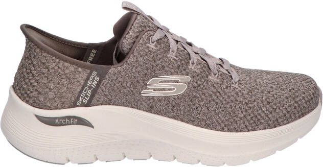 Skechers Arch Fit 2.0 Look Ahead Taupe Lage sneakers