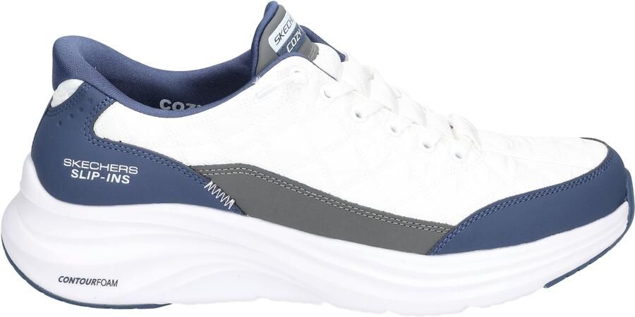 Skechers Slip Ins Contour Foam White Navy