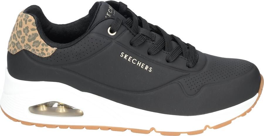 Skechers Uno Jungle Nite Black Leopard